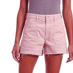 Mavi Women's Candy Patched Pocket Shorts, Lilac Colored Denim, 30, NWT